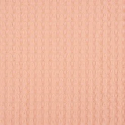 Waffelpique soft Waffelstoff Baumwolle uni hellrosa 1,35m Breite