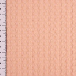 Waffelpique soft Waffelstoff Baumwolle uni hellrosa 1,35m Breite