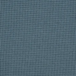 Waffelstrick Doubleface einfarbig indigo blau 1,4m Breite