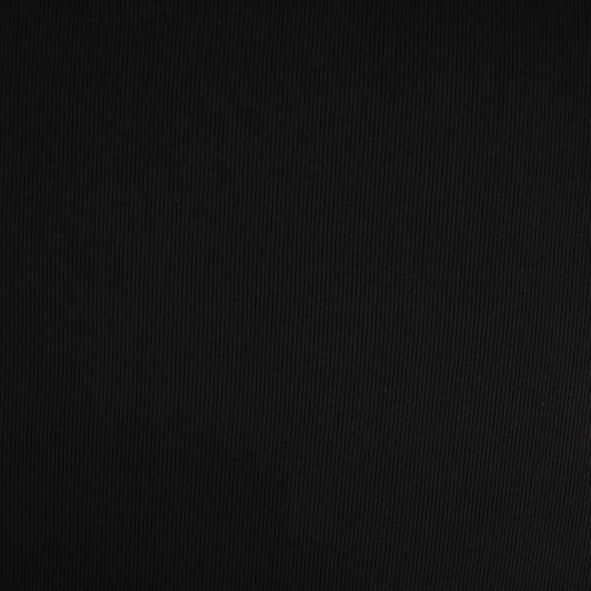 Waffelstrick Doubleface einfarbig schwarz 1,4m Breite