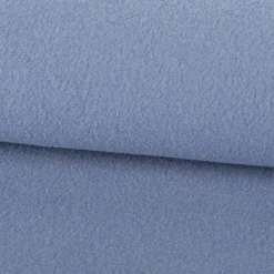 Walkloden Mantelstoff Wollstoff aus reiner Schurwolle hellblau 1,44m Breite
