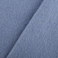 Walkloden Mantelstoff Wollstoff aus reiner Schurwolle hellblau 1,44m Breite