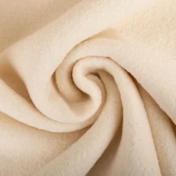Walkloden Mantelstoff Wollstoff aus reiner Schurwolle creme 147cm