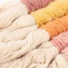 Wanddeko Regenbogen aus Baumwolle rosa gelb orange natur 23,5x29x1cm von Sass & Belle