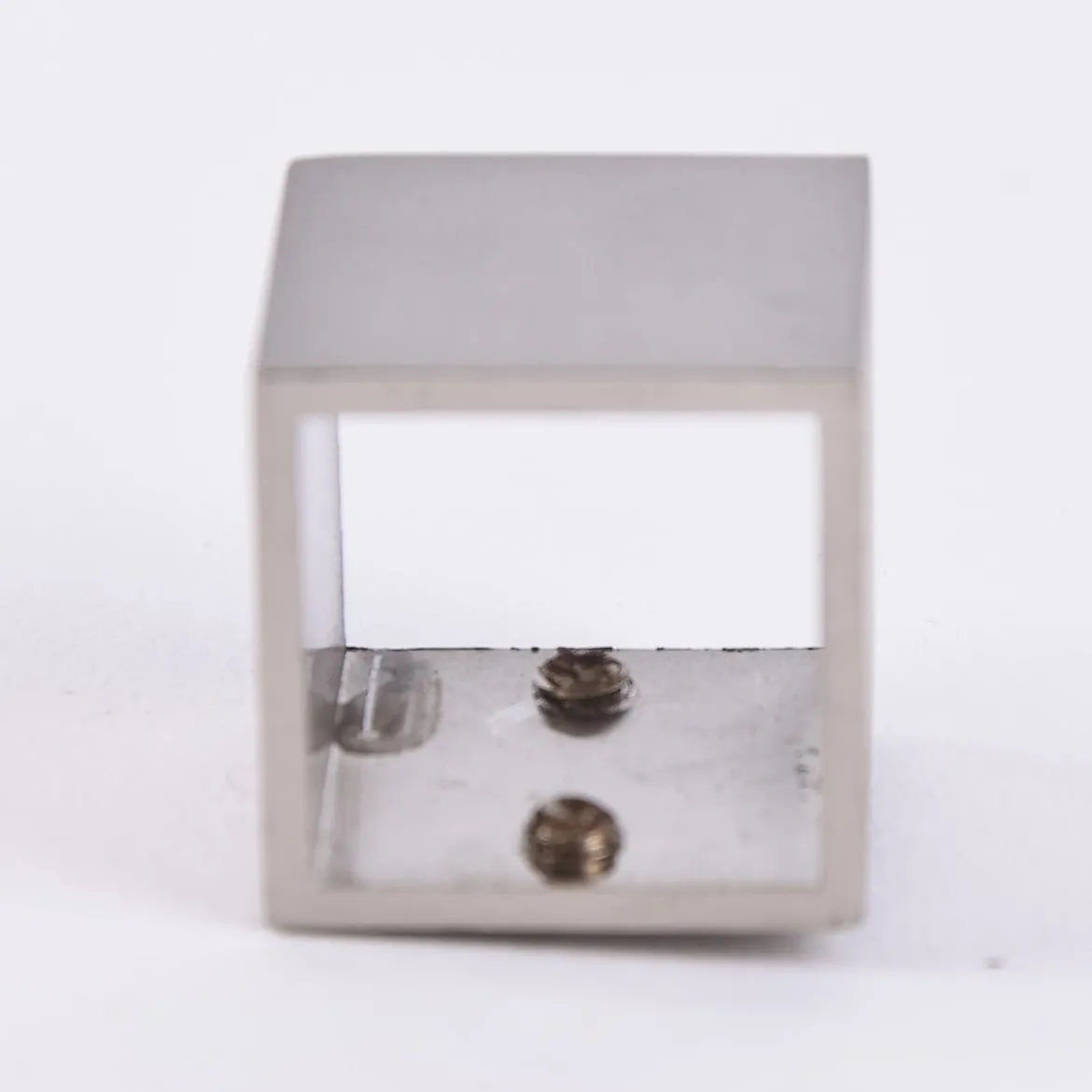 Wandlager go für eckige Profilstange 18x18mm Edelstahloptik