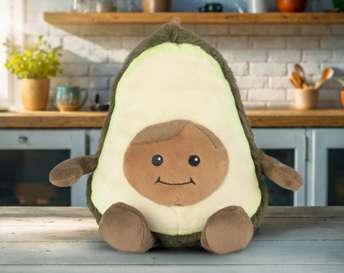 Warmies® Avocado Wärmestofftier – Kuscheltier mit Hirse-Lavendelfüllung & Lavendelduft