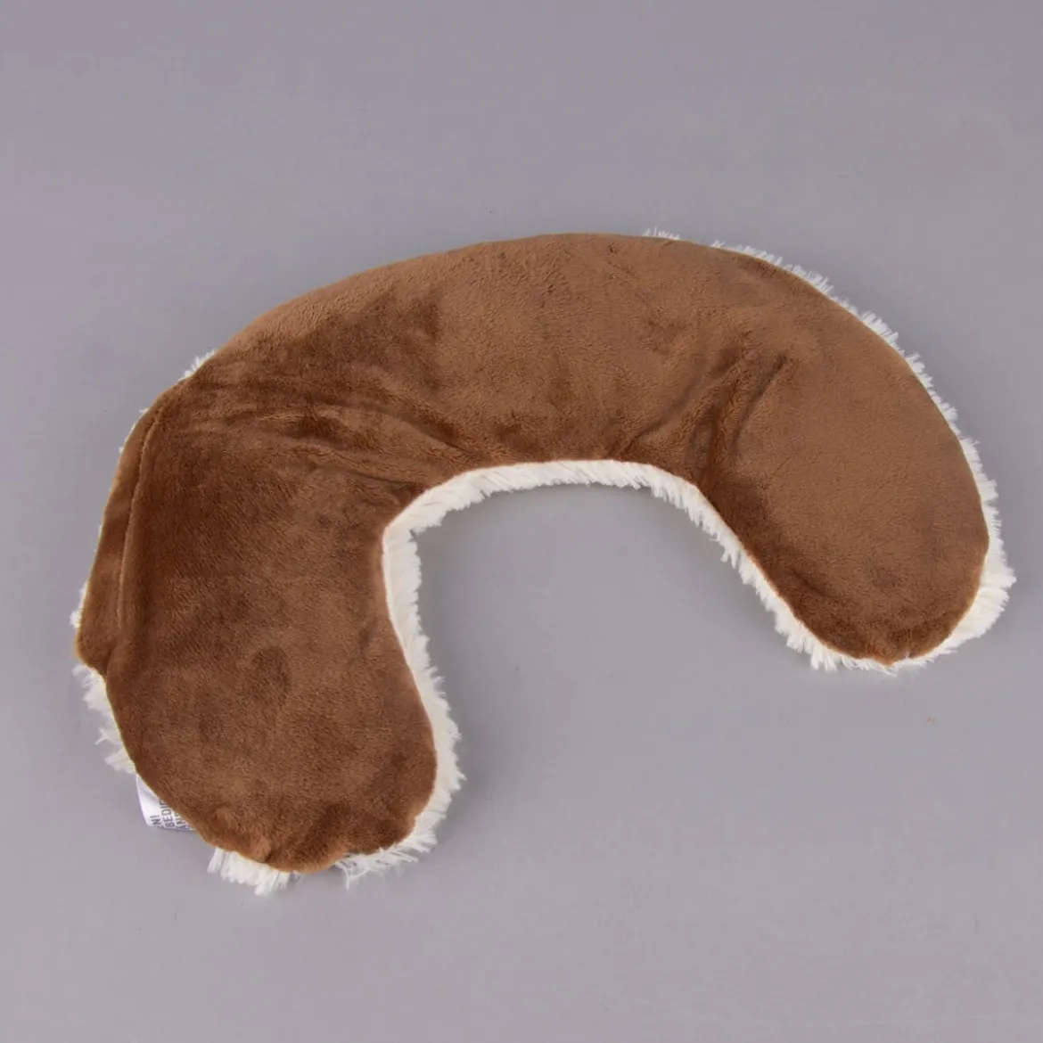 Warmies Nacken Wärmekissen Neck Warmer Sherpa weiß braun 100% Hirse-Lavendelfüllung
