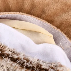 Warmies Nacken Wärmekissen Neck Warmer Deluxe beige braun 100% Hirse-Lavendelfüllung