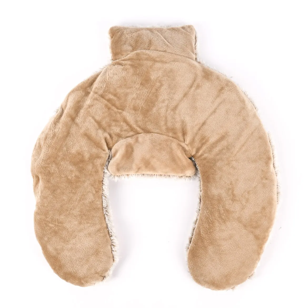 Warmies Nacken Wärmekissen Neck Warmer Deluxe beige braun 100% Hirse-Lavendelfüllung