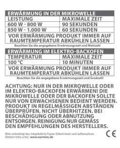 Warmies® Tapir Wärmestofftier mit Lavendelduft – Kuscheltier & Wärmekissen