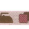 Webband Nähen Handmade rosa Breite: 1cm
