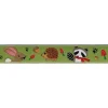 Webband Waldtiere grün Breite: 1,5cm