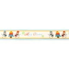 Webband Weihnachten Merry Christmas Streifen Schneemann natur bunt Meterware Breite: 1,5cm