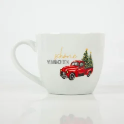Weihnachtsbecher Schöner Weihnachten Pickup 400ml von La Vida