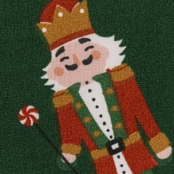 Weihnachtsstoff Baumwollstoff Webware Cassenoisette Nussknacker Tänzerin grün 1,47m Breite