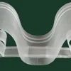 Wellenband Gardinenband smart wave 80mm transparent Zugverhältnis 1:2