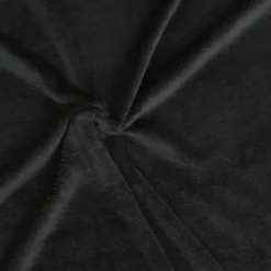 Wellness Fleece Doubleface einfarbig schwarz 1,45m Breite