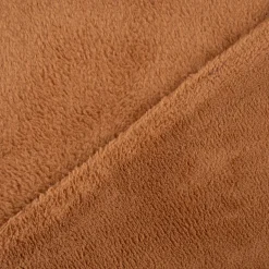 Wellness Fleece Doubleface einfarbig camel 1,45m Breite