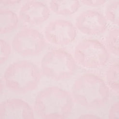 Wellness Fleece Relief Sterne einfarbig rosa 1,5m Breite