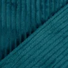 Wellness Fleecestoff Cordoptik Ernest einfarbig petrolblau1,45m Breite