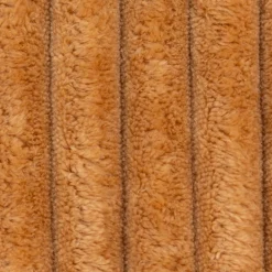 Wellness Fleecestoff Cordoptik breite Rippen einfarbig camel 1,5m Breite