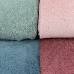 Wellness Fleece Stoff Doubleface einfarbig mintgrün 1,45m Breite
