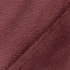 Wellness Fleece Stoff Doubleface einfarbig mauve 1,45m Breite