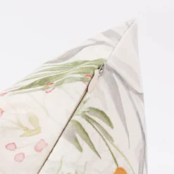 Wende Kissenhülle Blumenwiese Samtoptik cremeweiß bunt 45x45cm von Clayre & Eef