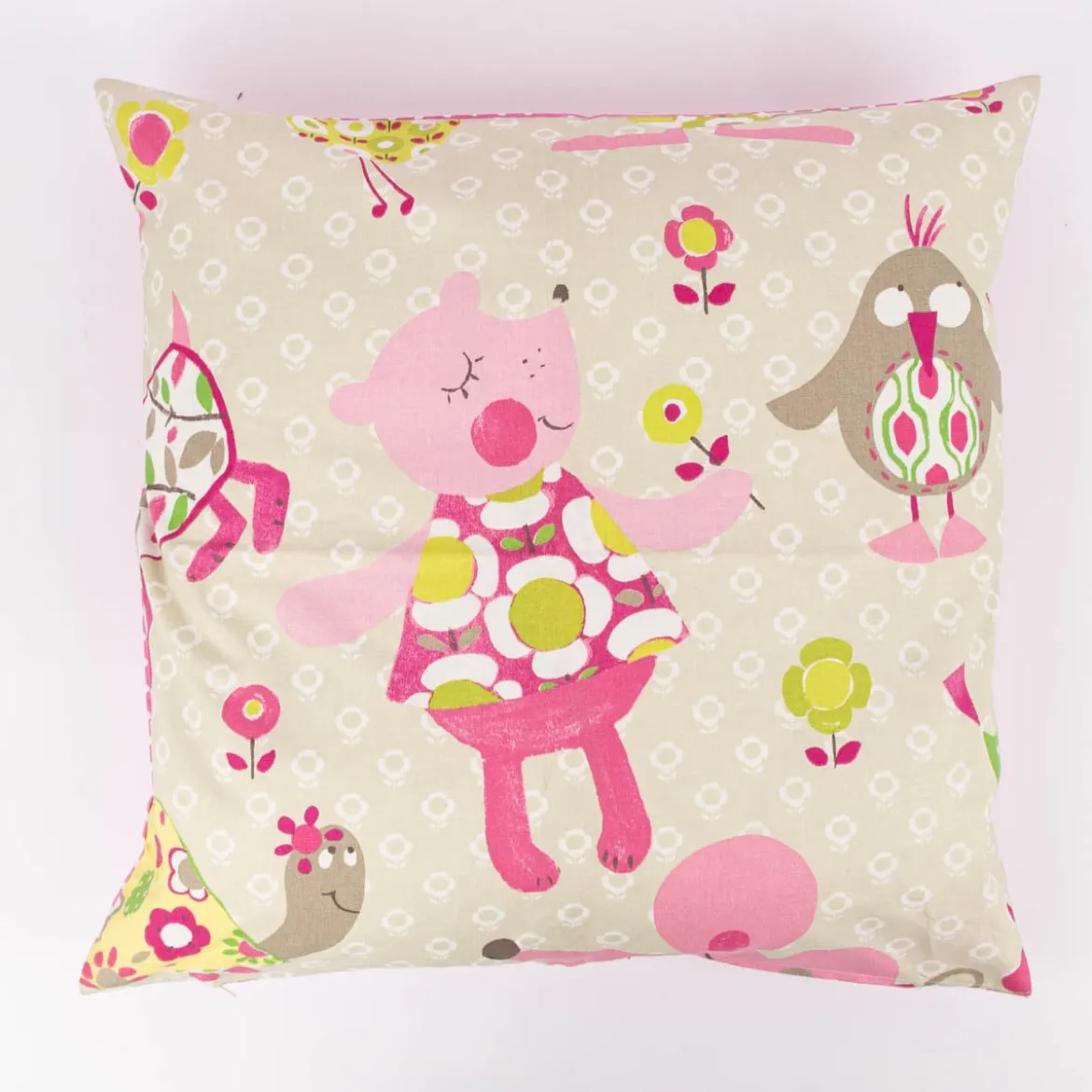 Wendekissenhülle für Kinder Amelie & Friends Dinky Dots sand 50x50cm