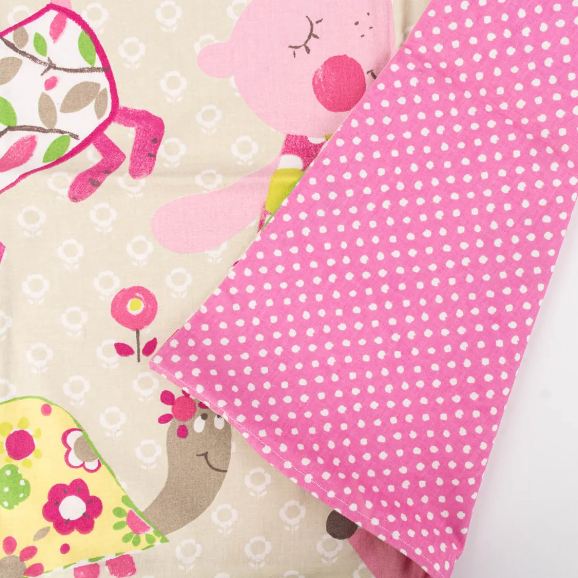 Wendekissenhülle für Kinder Amelie & Friends Dinky Dots sand 50x50cm