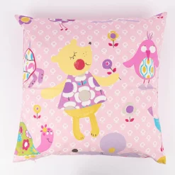Wendekissenhülle für Kinder Amelie & Friends Dinky Dots candy rosa 50x50cm