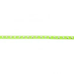 Wildleder Imitat Band grün mit Sterne silberfarbig Meterware Breite: 0,7cm