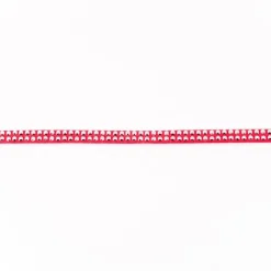 Wildleder Imitat Band pink mit silber farbigen Glitzer Steinen Meterware Breite: 0,5cm