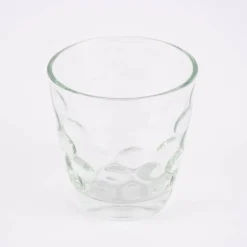 Windlicht Teelicht Trinkglas Dots Glas farblos 9x8,5cm