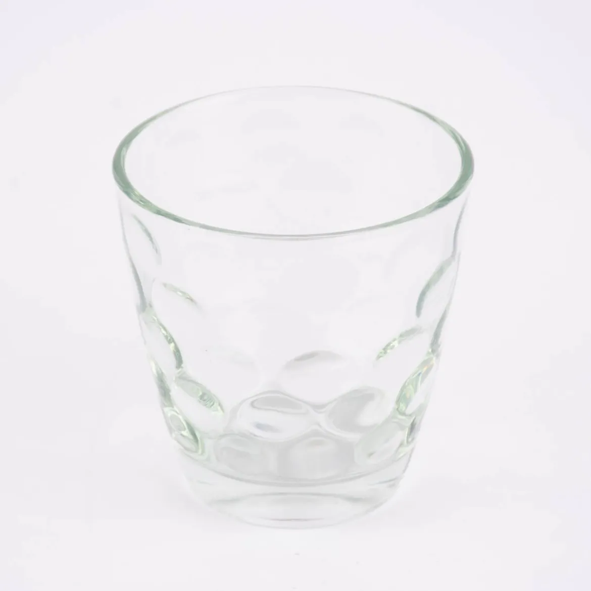 Windlicht Teelicht Trinkglas Dots Glas farblos 9x8,5cm