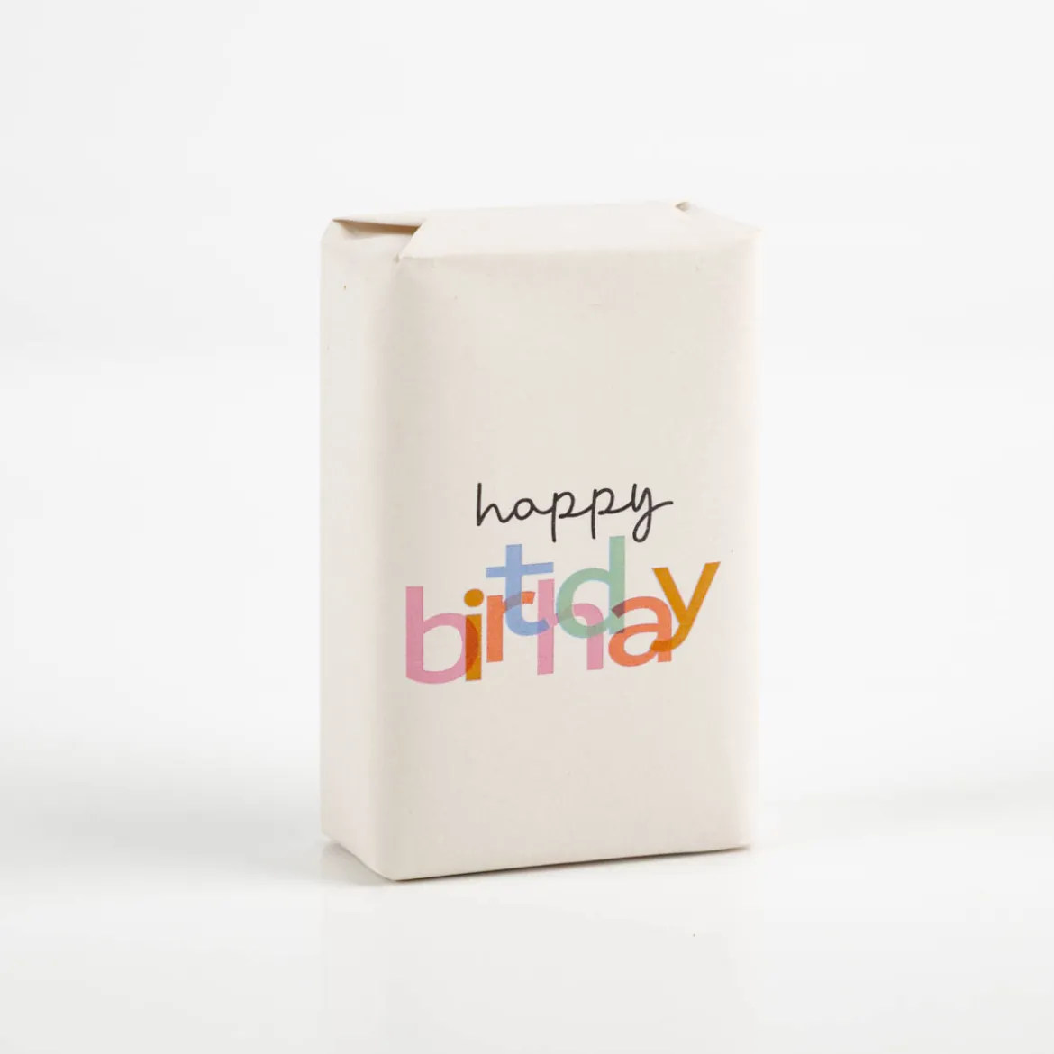 Wohlfühl-Handseife Happy Birthday 100g mit Honig & Rosmarin von Grafik Werkstatt