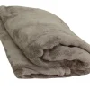 Wohndecke Mikrofaserdecke Kuscheldecke Justin Plaid braun XL 150x200cm
