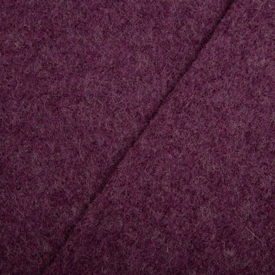 Wollstoff Walkloden aus reiner Schurwolle 410g/qm uni violett 140cm Stoffbreite
