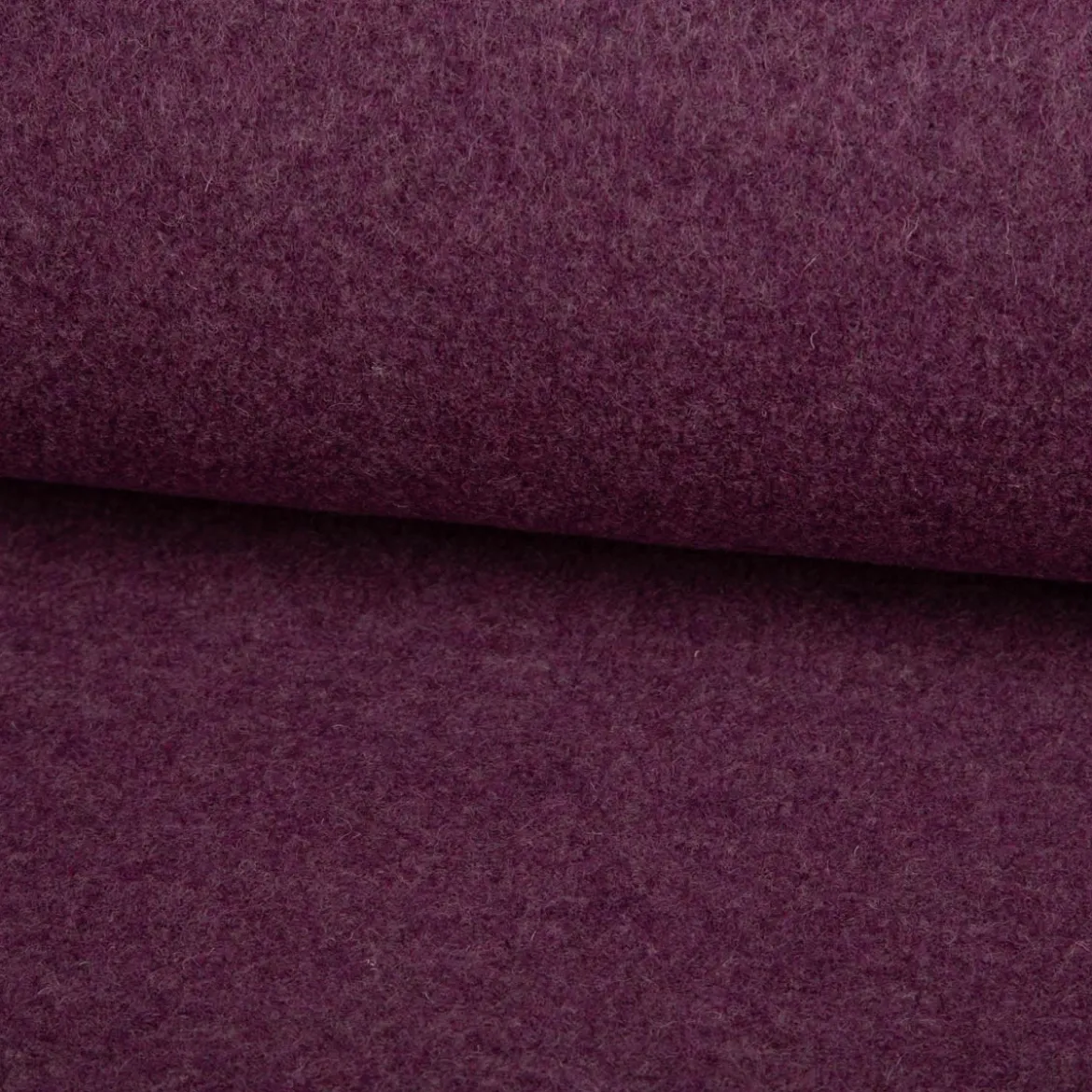 Wollstoff Walkloden aus reiner Schurwolle 410g/qm uni violett 140cm Stoffbreite