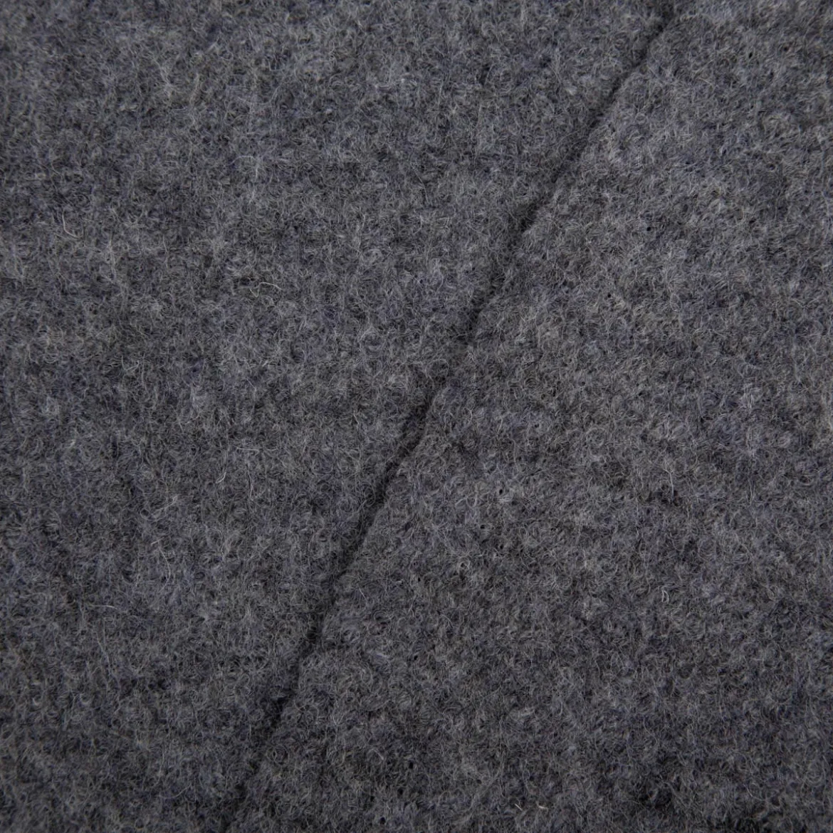 Wollstoff Walkloden aus reiner Schurwolle 410g/qm uni hellgrau 140cm Stoffbreite