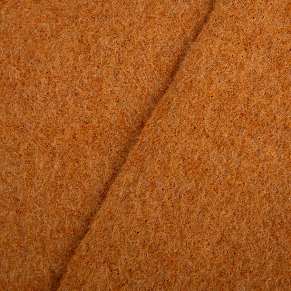 Wollstoff Walkloden aus reiner Schurwolle 410g/qm uni ocker-gelb 140cm Stoffbreite
