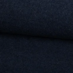 Wollstoff Walkloden aus reiner Schurwolle 410g/qm uni indigo-blau 140cm Stoffbreite
