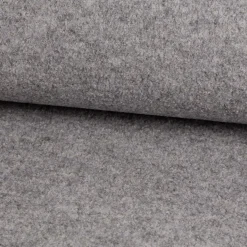 Wollstoff Walkloden aus reiner Schurwolle 410g/qm grau meliert 140cm Stoffbreite