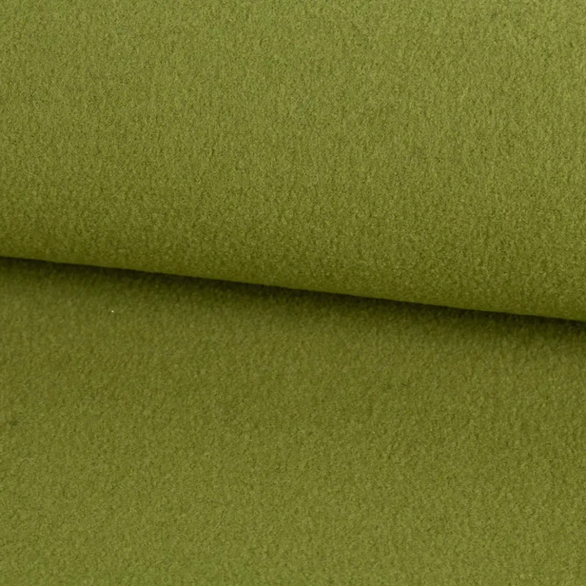 Wollstoff Walkloden aus reiner Schurwolle 410g/qm apfelgrün 140cm Stoffbreite