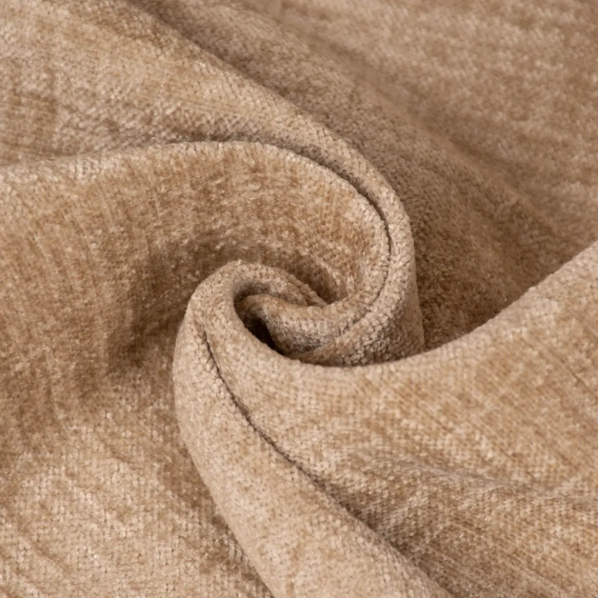 Wärmevorhangstoff Thermochenille Inuit Akustik Kälteschutz beige 1,50m Breite