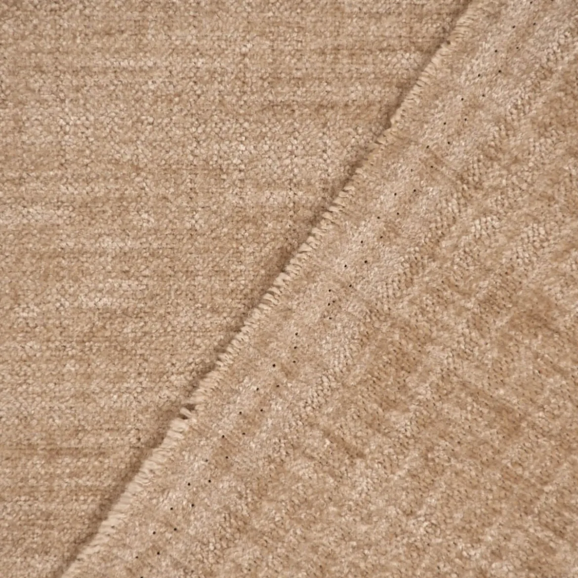 Wärmevorhangstoff Thermochenille Inuit Akustik Kälteschutz beige 1,50m Breite