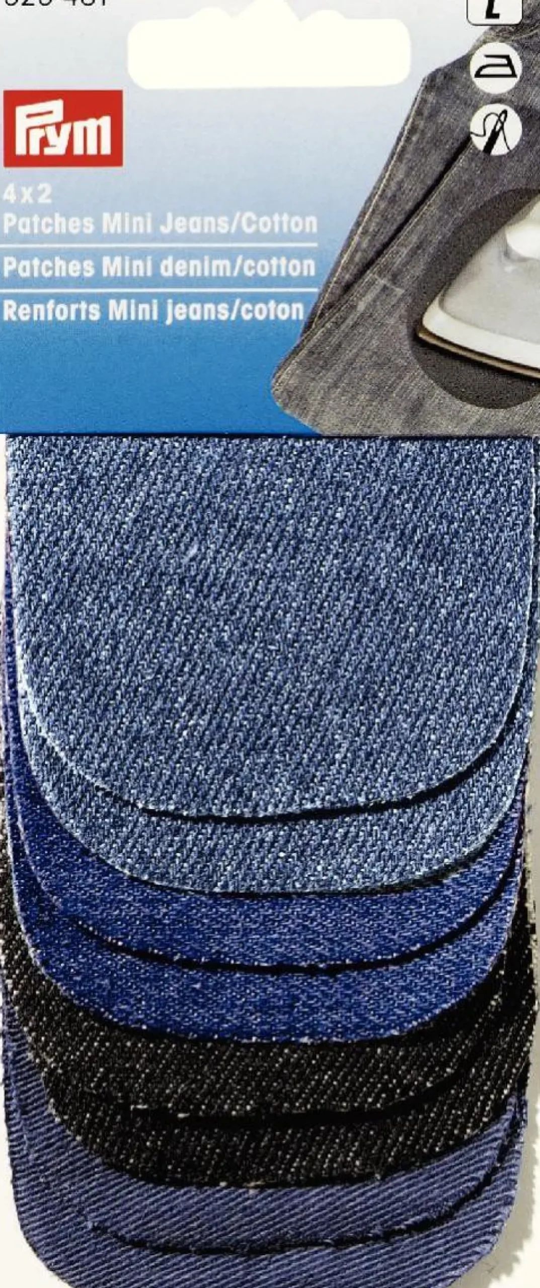 4x2 Patches Mini Jeans/Cotton sort.8x6cm