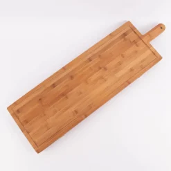 XXL Servierbrett Bambus natur 88x26x5cm