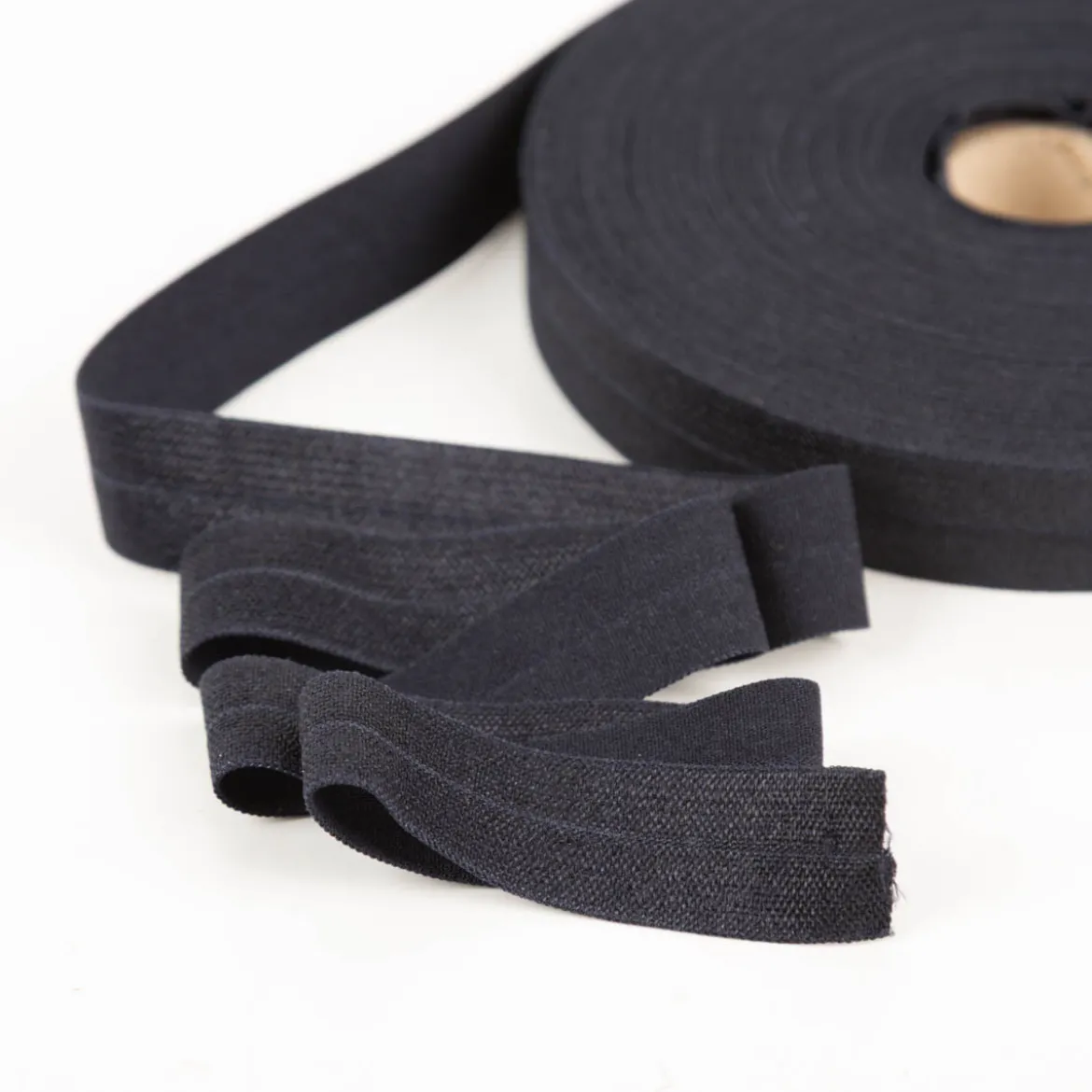 YKK elastisches Falzband / Falzgummi 20mm marine Meterware