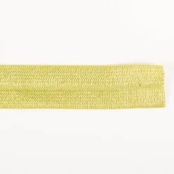 YKK elastisches Falzband / Falzgummi 20mm gelbgrün Meterware